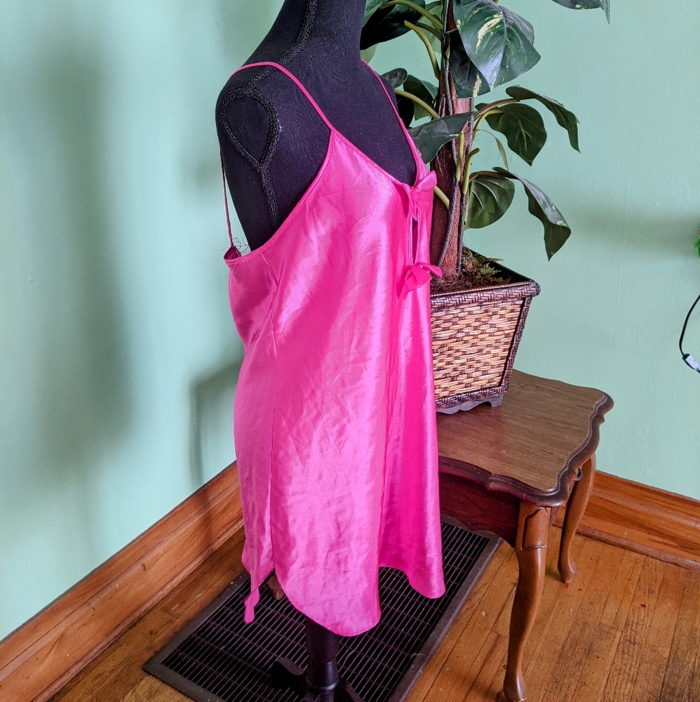 90s VTG Hot Pink Slip - Picture 4 of 6